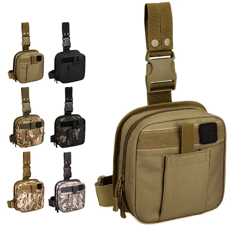 Камуфляжная поясная сумка для мужчин тактическая уличная сумочка на бедро охоты