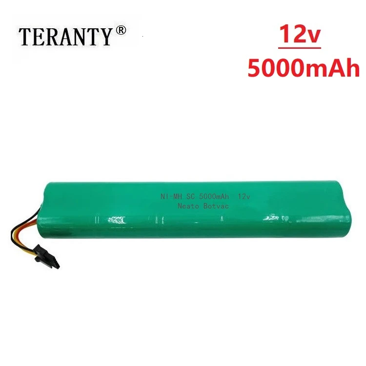 

Sweeping Machine Battery 5000mAh 12V Ni-MH Battery for Neato Botvac 70E 75 80 85 D75 D8 D85 Vacuum Cleaners replacement Battery