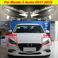 automobile headlamp for mazda 3 axela car hernia led headlight glass cover head light lens covers styling 2017 2019