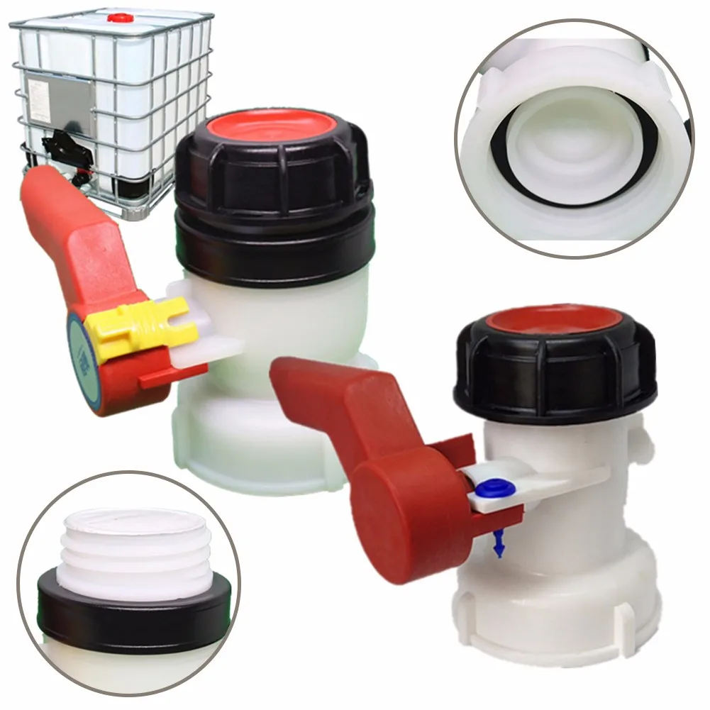 

HDPE Ball Valve/ Butterfly Valve DN50 Tap Water Oil Container Coarse Thread Drain For IBC Barrel Drums Chemical Drums Water Tank