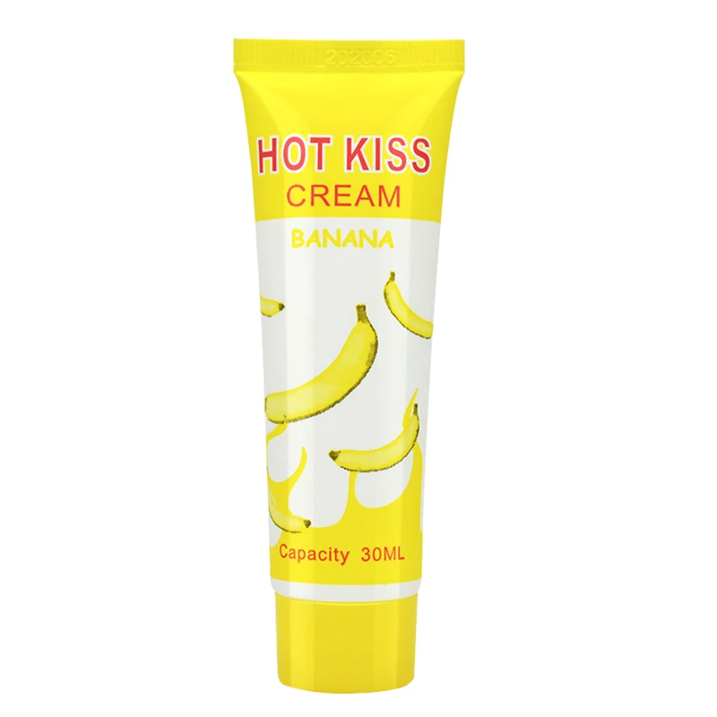 30 мл банановый Крем фруктовый вкус съедобный водорастворимый гель лубрикант для