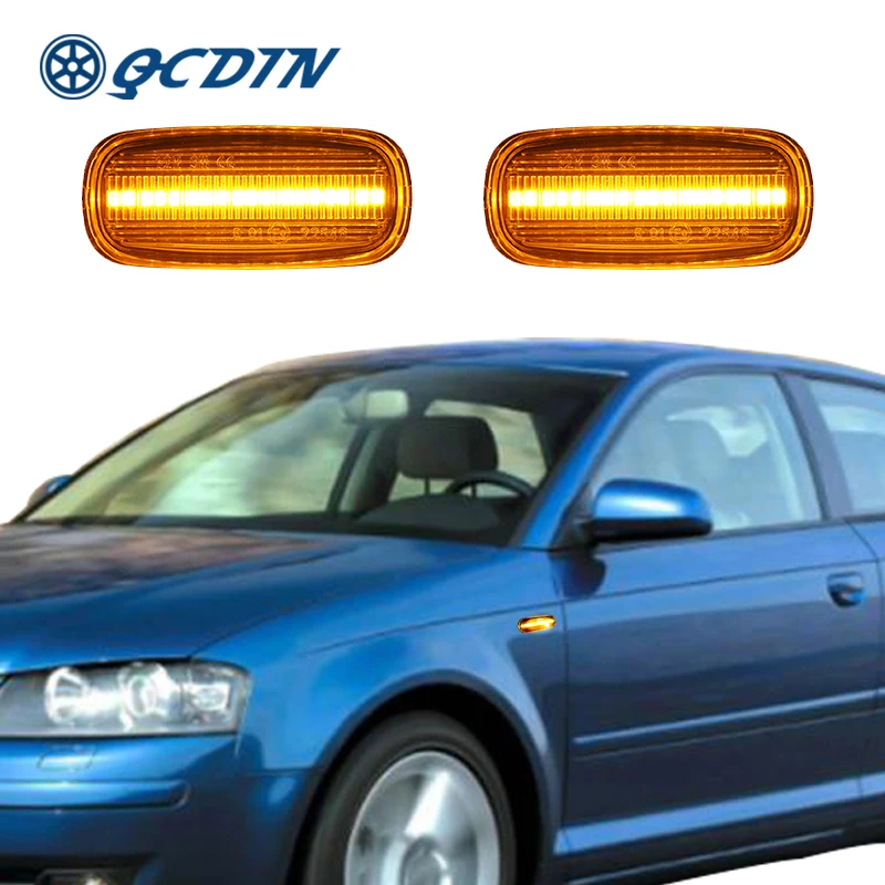 QCDIN 2 шт. для Audi A3 S3 8P световой сигнал поворота лампочка A4 S4 RS4 B6 B7 2000 2005 A6 S6 RS6