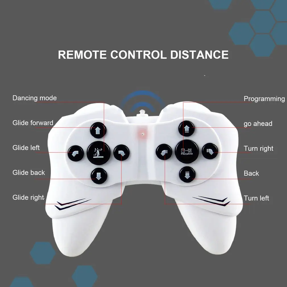 

40cm RC Robot RC Gesture Sensor Smart Robotic Remote Control Hand Action Figure Dancing LED Kids Gift