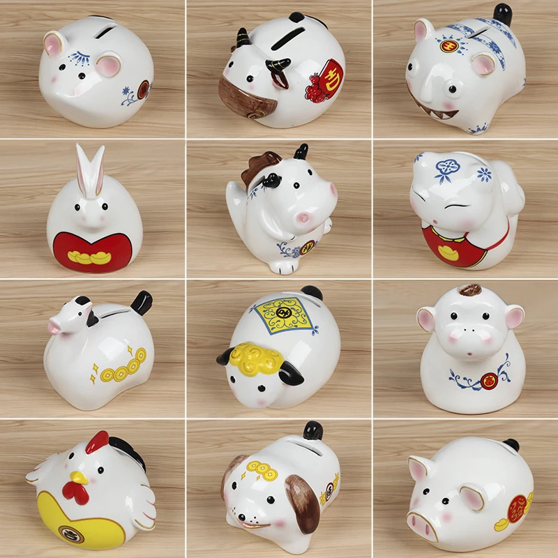 

Ремесленных номер Керамика & Эмаль свинья прекрасный мультфильм ремесла Кролик Дракон Знак зодиака «Змея» для домашнего украшения