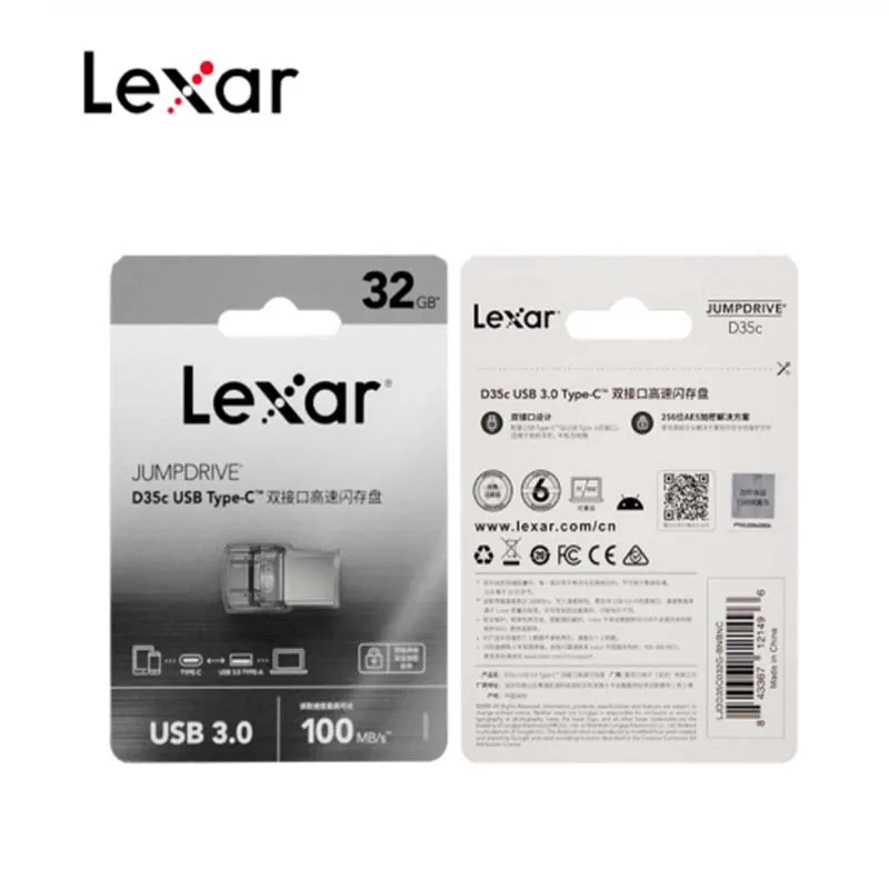Lexar D35C USB 3, 0 - Pendrive U  32  64  128  Jumpdrive   USB C Type A . 100 /./