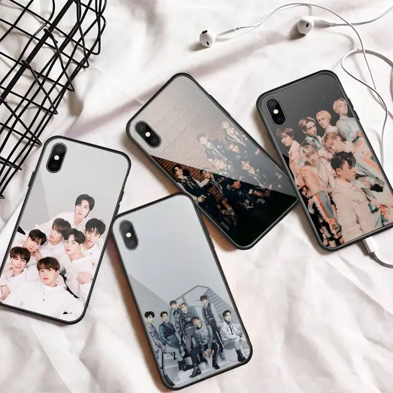 

wayv kpop Chinese boy group Phone Case Tempered glass For iphone 6 7 8 plus X XS XR 11 12 13 PRO MAX mini