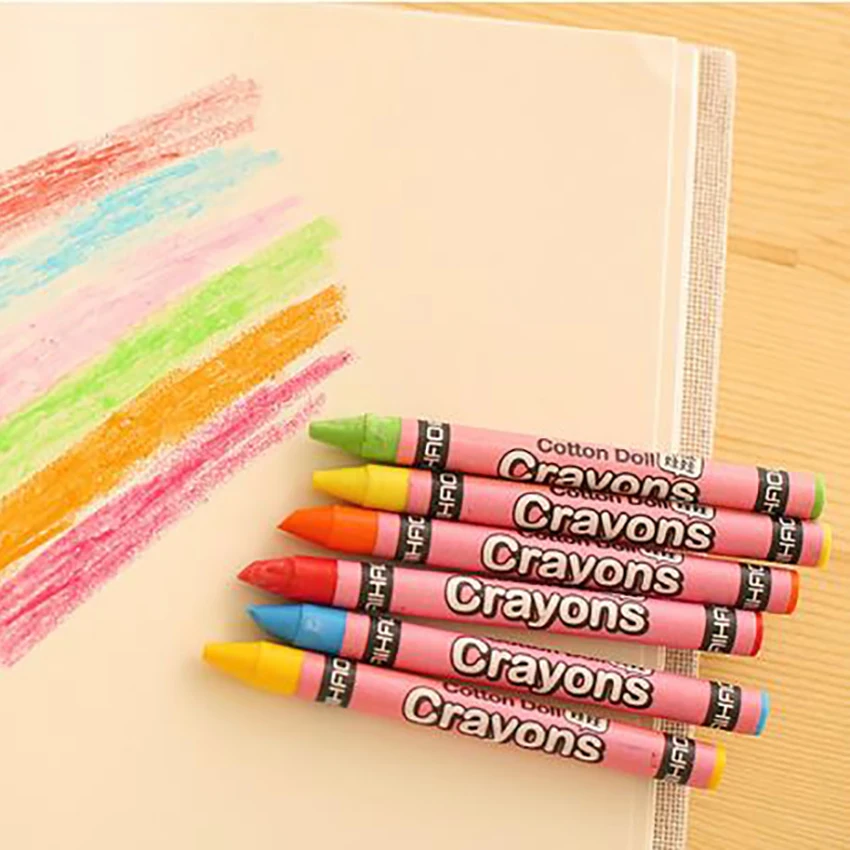 

1Set DIY 8/12/24 Colors Pastel Pencil, Colorful Painting Crayons Graffiti Pencil, Cute Kids Drawing Stationery Pen