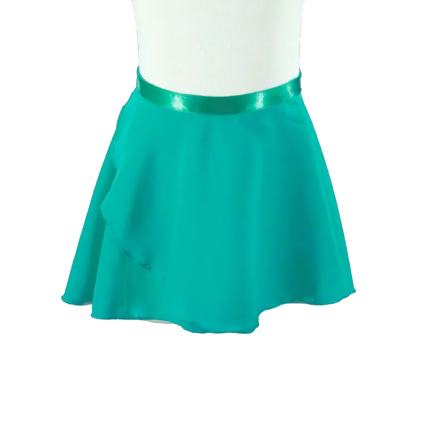 Балетная танцевальная юбка лиловая Женская длинная шифоновая балетная для