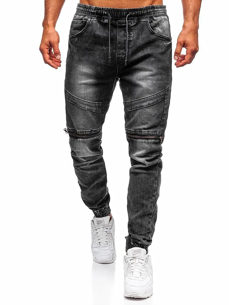 

MARKA KRALI Men Jeans Jogger Black Jeans Skinny Jeans Men Blue Jeans Mens Skinny Hip Hop Jean Classic Man Fashion Men Pants