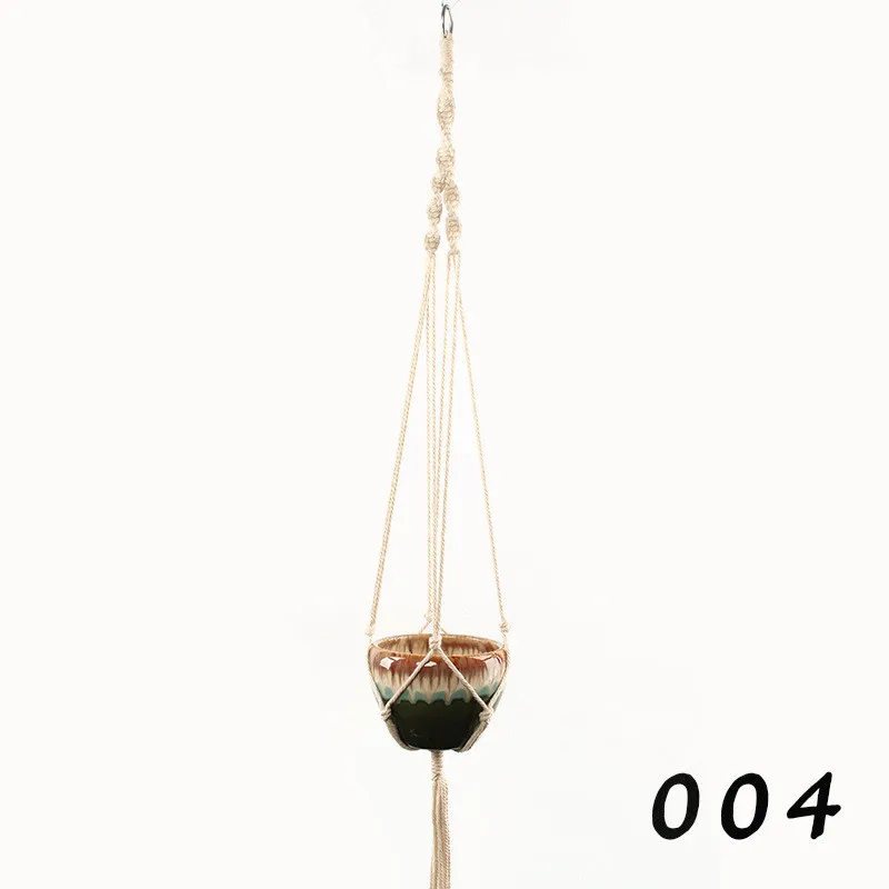 

Hot sales 100% handmade macrame plant hanger flower /pot hanger for wall decoration countyard garden