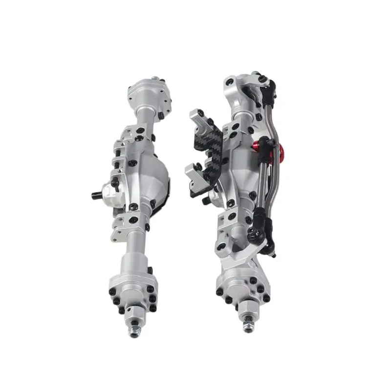 Металлический передний задний портальный мост для 1/10 RC Гусеничный Axial-SCX10 90046 90047