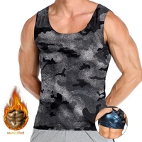 sweat sauna shaper premium workout sauna tank top heat trapping vest polymer suit abdomen compression trainning posture shirt
