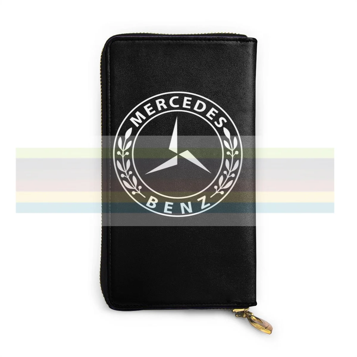 

Mercedes-Benz new men's and women's smart leather wallet credit card bank card bag. Long mobile wallet
