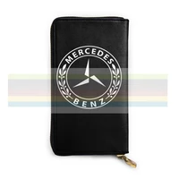 mercedes benz new mens and womens smart leather wallet credit card bank card bag long mobile wallet