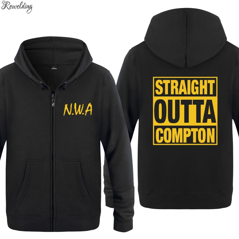 Straight Outta Compton надпись NWA Рок Рэп худи для мужчин модные мужские флисовые куртки с