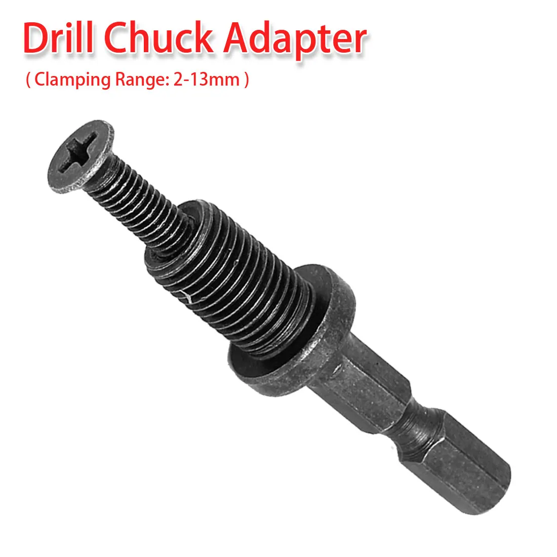 

1/4"Hex Shank Adapters Drill Chuck Adapter Male Thread Screw for Drill Chuck 6mm 10mm 13mm 3/8"-24UNF Drilling Bit Accessory