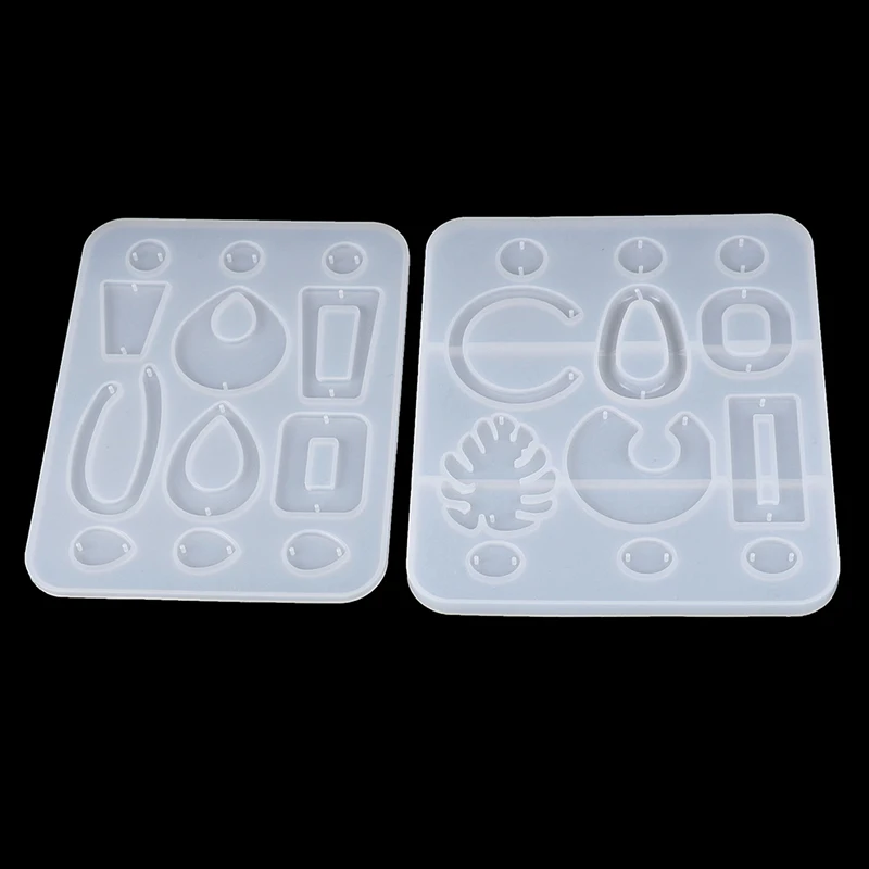 Серьги формочка для силиконовой подвески DIY УФ-отверждаемая эпоксидная смола