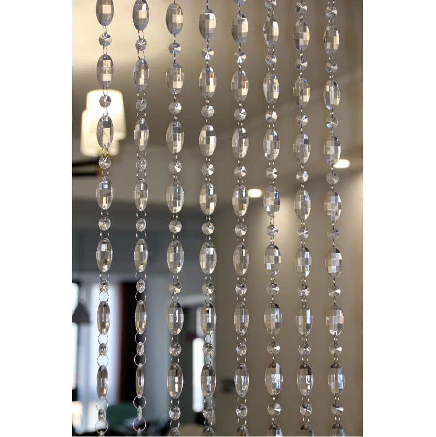 Новогодние и рождественские украшения для дома роскошная занавеска из бисера