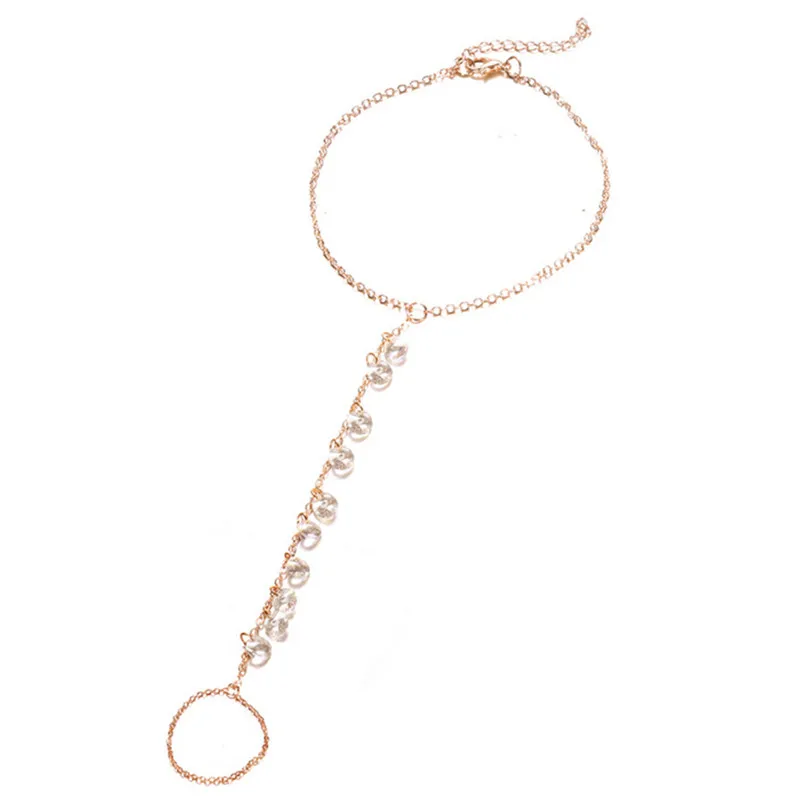 Женские сандалии-анклеты в стиле бохо модные свадебные пикантные сандалии с