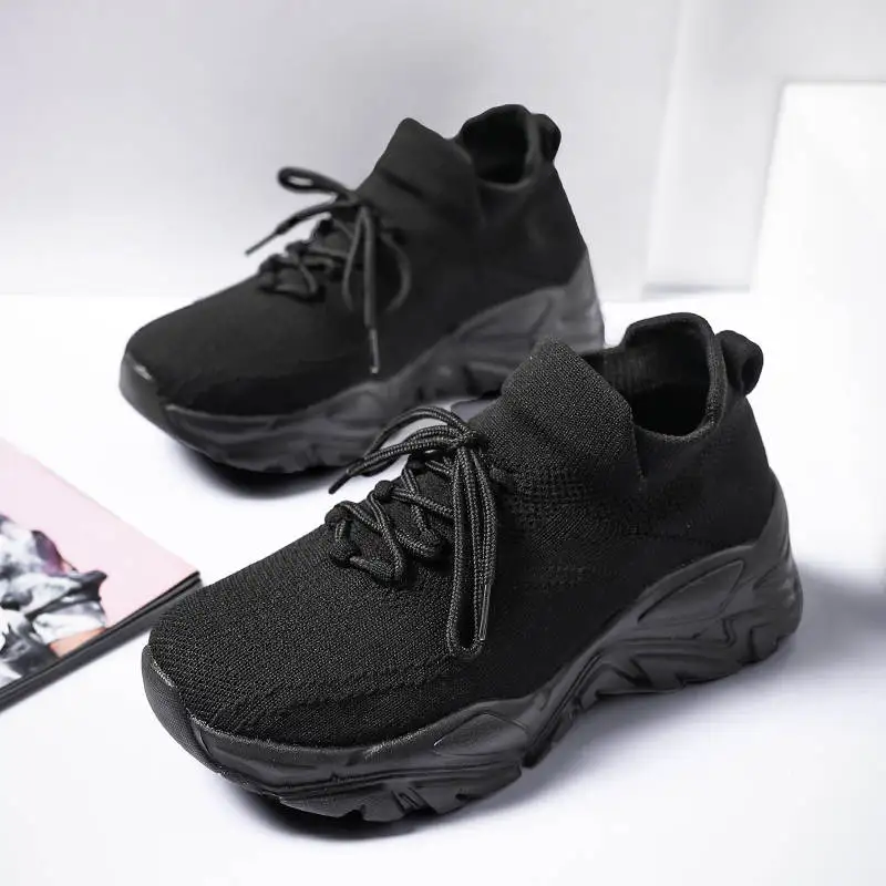 

Trekking Sneakers Non-Slip Sport Sneakers Woman Height Increases Womens Running Sneakers Chussure Sports Women 37-44 Tennis Low