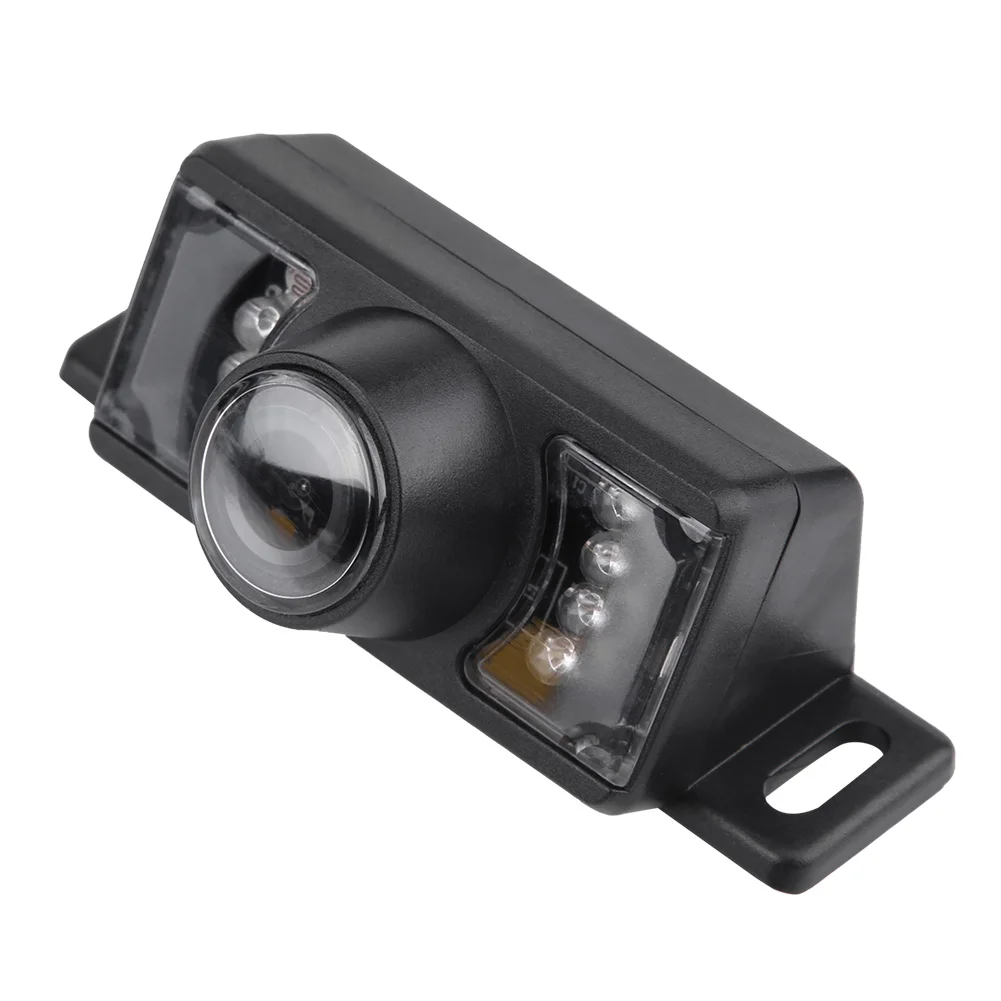 Автомобильное зеркало заднего вида 4 3 дюйма 170 градусов 7 светодиодов|Камеры для