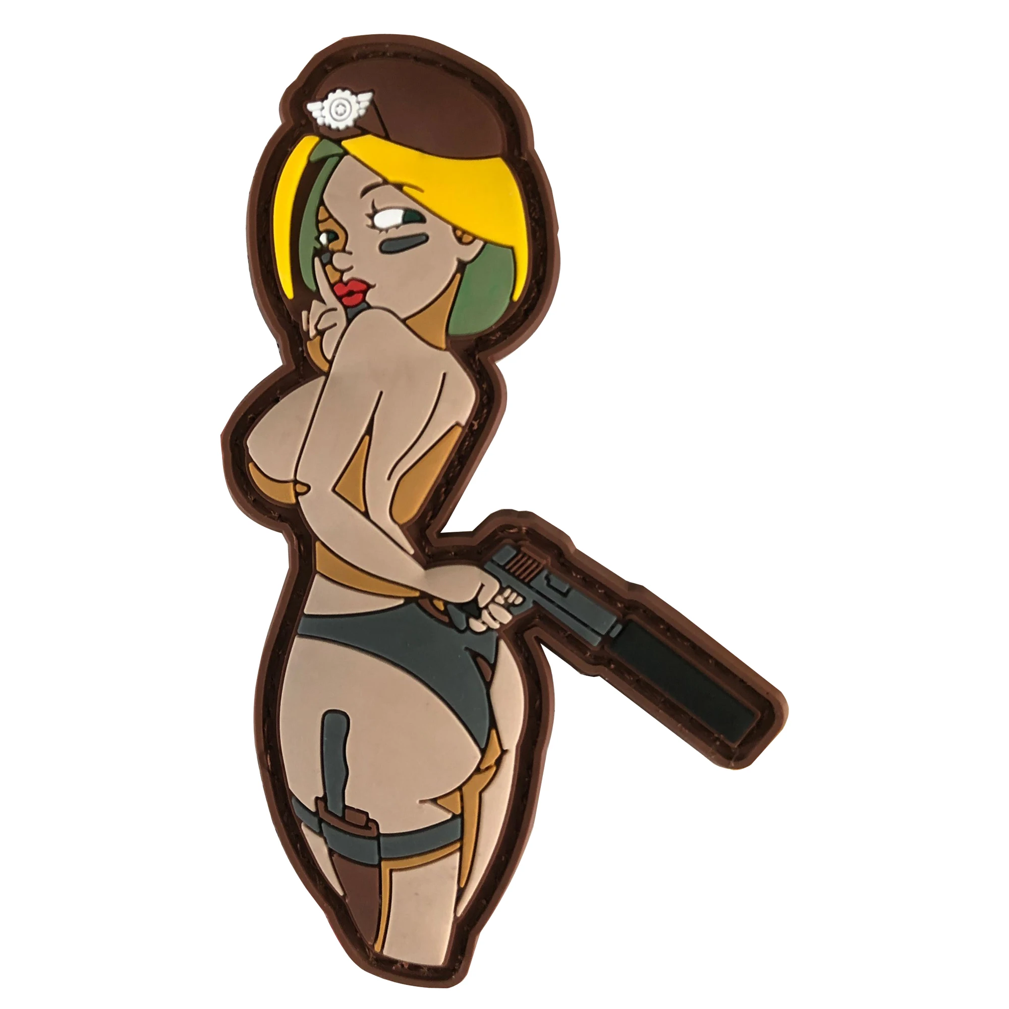 Лидер продаж тактический 3d-значок из ПВХ для бикини мисс Бьюти нашивка в Военном