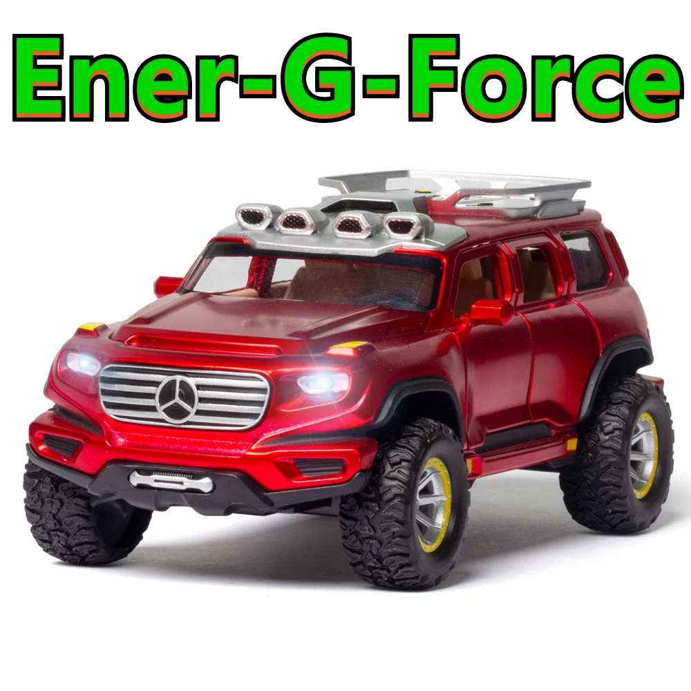 

1/32 Alloy Car Models Toys SUV Ener-G-Force Concept Car Model Metal Alloy Diecast With Light And Sound Vehicle Toys For Children