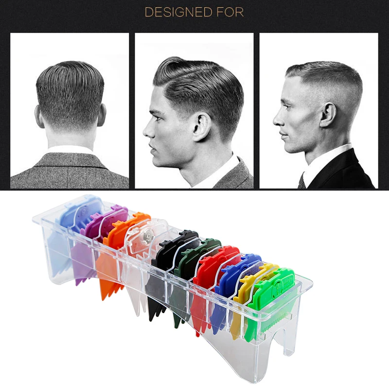 

Suitable for Wall Electric Hair Clipper, Magnet 10 Size Hair Clipper Guide Combs Set