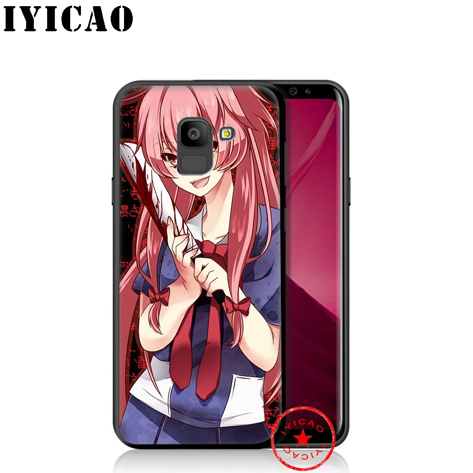 IYICAO Future Diary мягкий чехол для телефона Samsung Galaxy A9 A8 A7 J6 A6 Plus 2018 A5 A3 2016 2017 силиконовый |