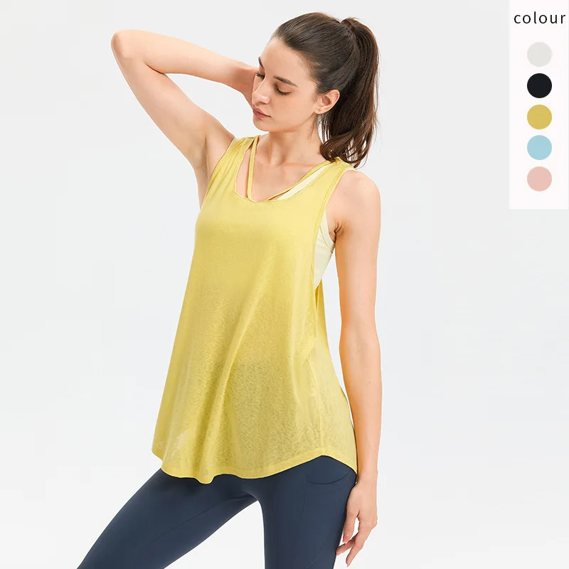 

S-XL спортивные рубашки для фитнеса, свободные быстросохнущие майки без рукавов, одежда для тренажерного зала, дышащий жилет, одежда для акти...