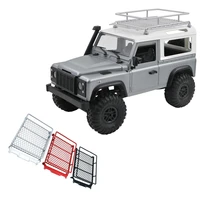 mn 112 four wheel drive off road climbing car d90 guard metal luggage rack without light luggage rack diy for mn99 mn96 rc car