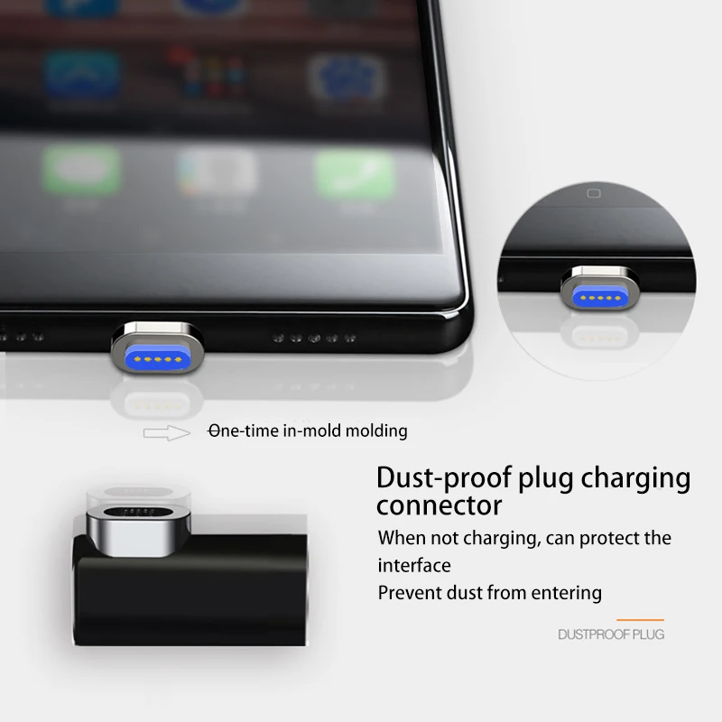 Универсальный 4 3 Магнитный USB-C для Тип C зарядный адаптер Macbook Pro | Мобильные