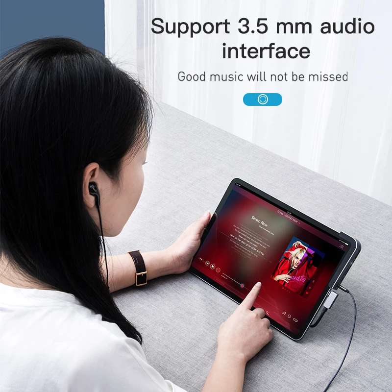 Usb хаб Baseus с сплиттер для USB 3 0 HD usb поддержка 4K Type C концентратор MacBook Pro адаптер
