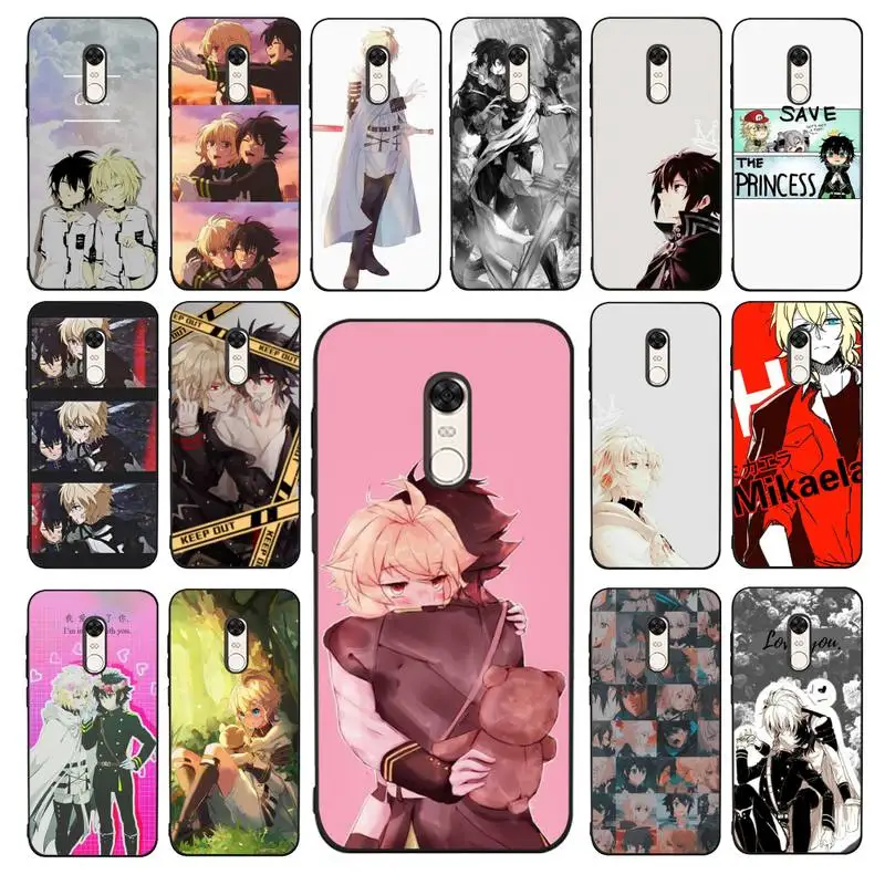 Чехол для телефона LVTLV Owari No Seraph футляр RedMi 4X 5 plus 6 7 8 9 A 6pro Go K20|Бамперы| |