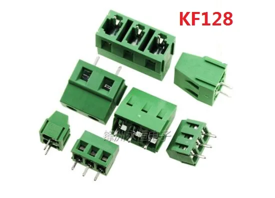 20 шт. KF301 KF128 KF350 2P 3P 5 мм/3,5 мм/3,81 мм/7,5 мм 2PIN 3 Pin Винтовая клемма соединитель для печатной платы
