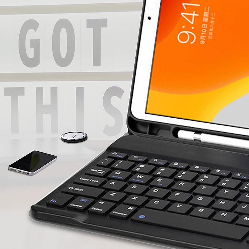 FT 1036E/Ipad AIr3 10 5/10 2 Беспроводная Bluetooth клавиатура с подсветкой слот для ручки
