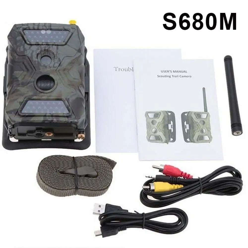S680M 940NM 2G охотничья камера 12MP HD1080P LCD с MMS GPRS SMTP FTP GSM Trail Hunt Wild Game Recorder|Ночное видение| |