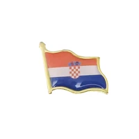 croatia flag enamel pin coat brooch badge lapel brooch pins backpack hat decoration