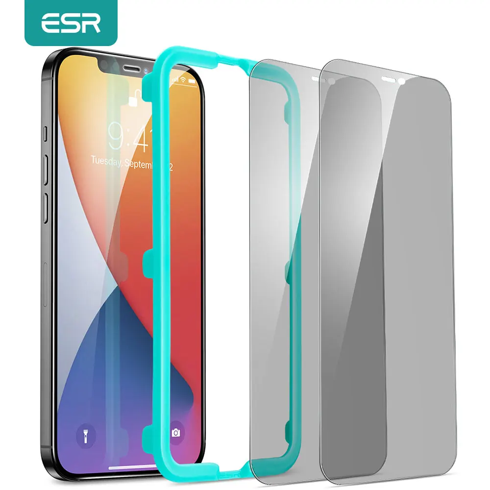 ESR для iPhone 12 защита экрана конфиденциальность Анти шпион закаленного стекла mini 11