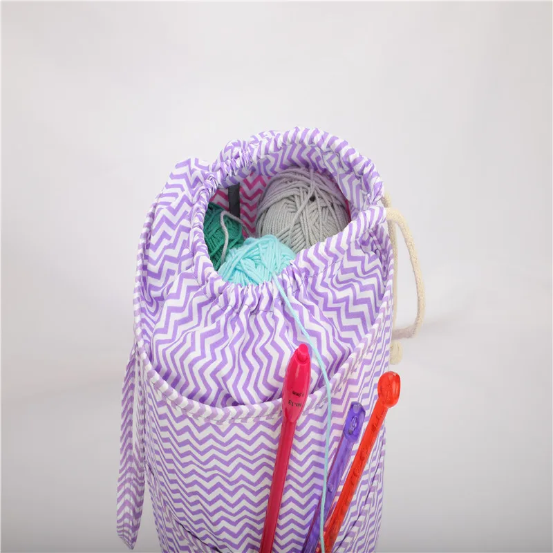 Сумка для хранения пряжи KOKNIT органайзер со шнурком переносная сумка вязания