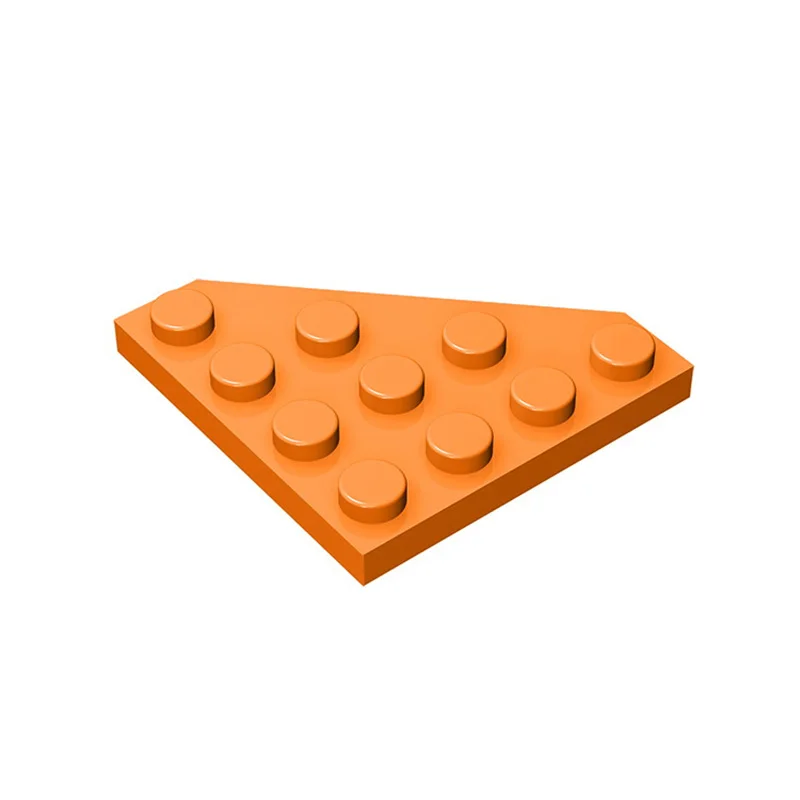 

10 шт. кубики MOC сборные детали 30503 клиновидная пластина 4x4 разрезанные углы для строительных блоков высокотехнологичные детали «сделай сам» ...