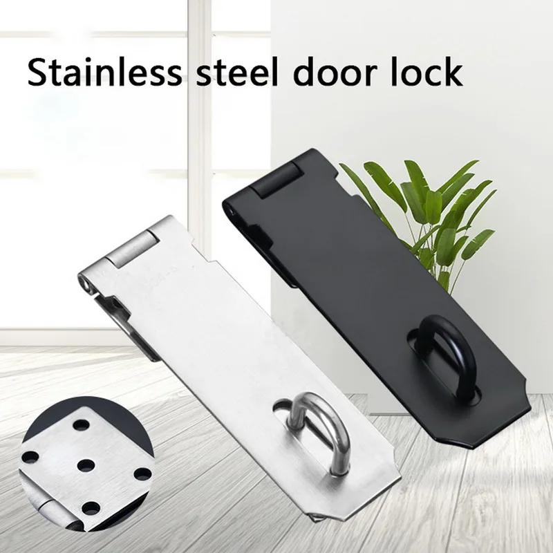 Замок Засов дверь застежка защелкой Нержавеющая сталь на застежке и скоба с