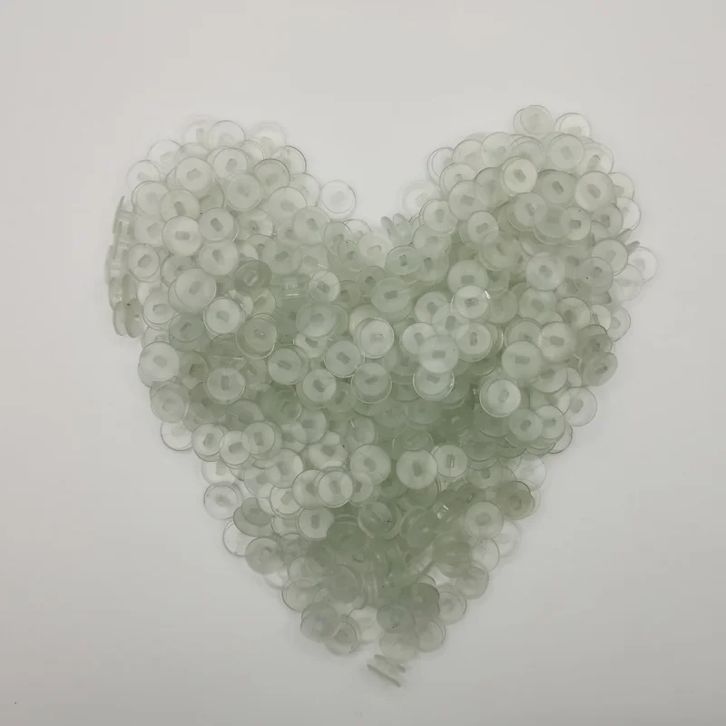 100/200 шт. 1 2 см черные прозрачные пластиковые пуговицы для украшения Crocs сделай сам