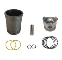 oem quality cylinder liner and piston kit6pc set for r170a 4hp 4 stroke small water cooled diesel engine