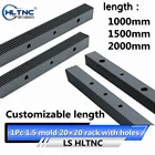 Бесплатная доставка Быстрая доставка стойка с ЧПУ 1000 мод 20x20 1500 мм 2000 мм Шестерня прямая зубчатая прямая молния с ЧПУ