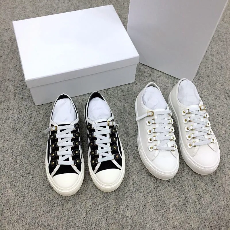 

2021 Arrival Women Walking Sneaker White Oblique Technical Mesh Sneakers Classic Platform Shoes Grils Lace-up Trainers with Box