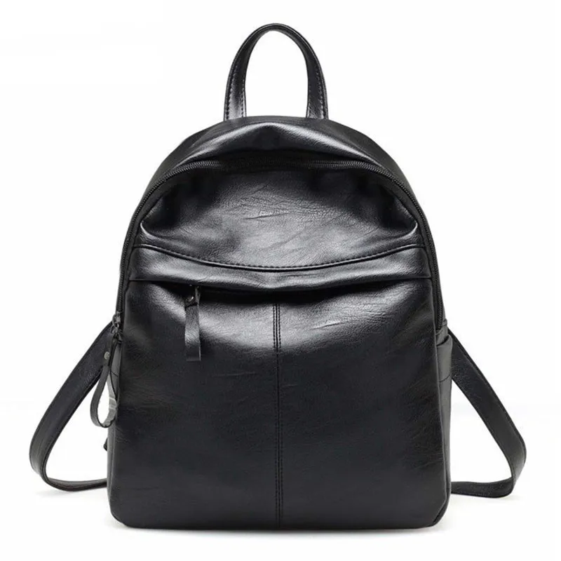 Модный кожаный женский рюкзак, школьные рюкзаки, женский рюкзак на молнии, школьный рюкзак для девочек, вместительная Женская дорожная сумк...