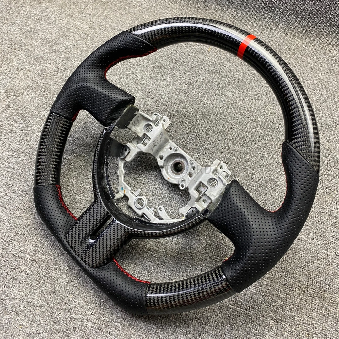 Купить Перфорированная кожа на руль из углеродного волокна с отделкой для Toyota 86 2013-2018 для Subaru BRZ