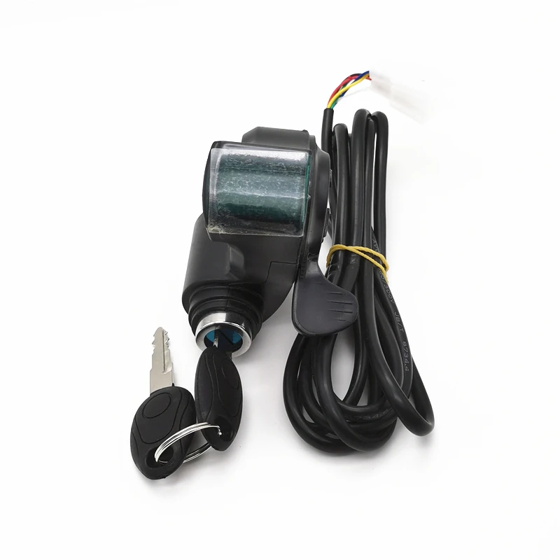 Электрический велосипед Скутер с ключом блокировки ЖК-дисплей большой палец