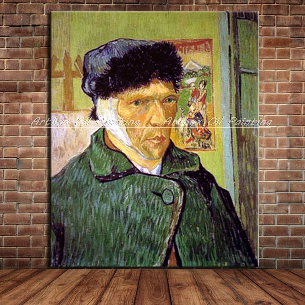 

World Top Famous Painting Reproduction Self-portraits By Vincent Van Gogh Hand Painted Oil Paintings On Canvas Wall Art Pictures